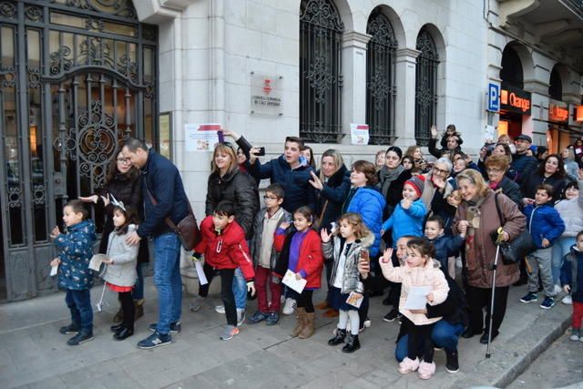 Recepció dels Patges Reials al Consell Comarcal