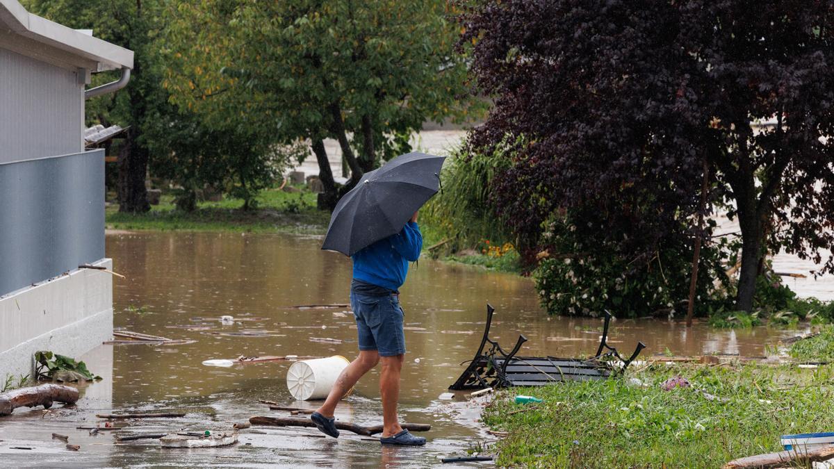 Inundaciones en Eslovenia.
