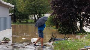 Inundacones en Eslovenia.