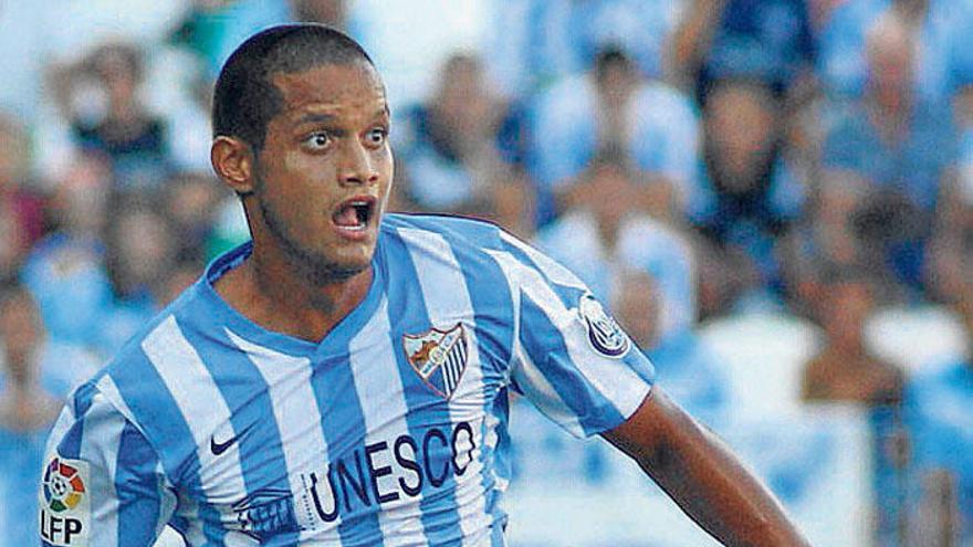 Roberto Rosales, lateral diestro del Málaga CF.