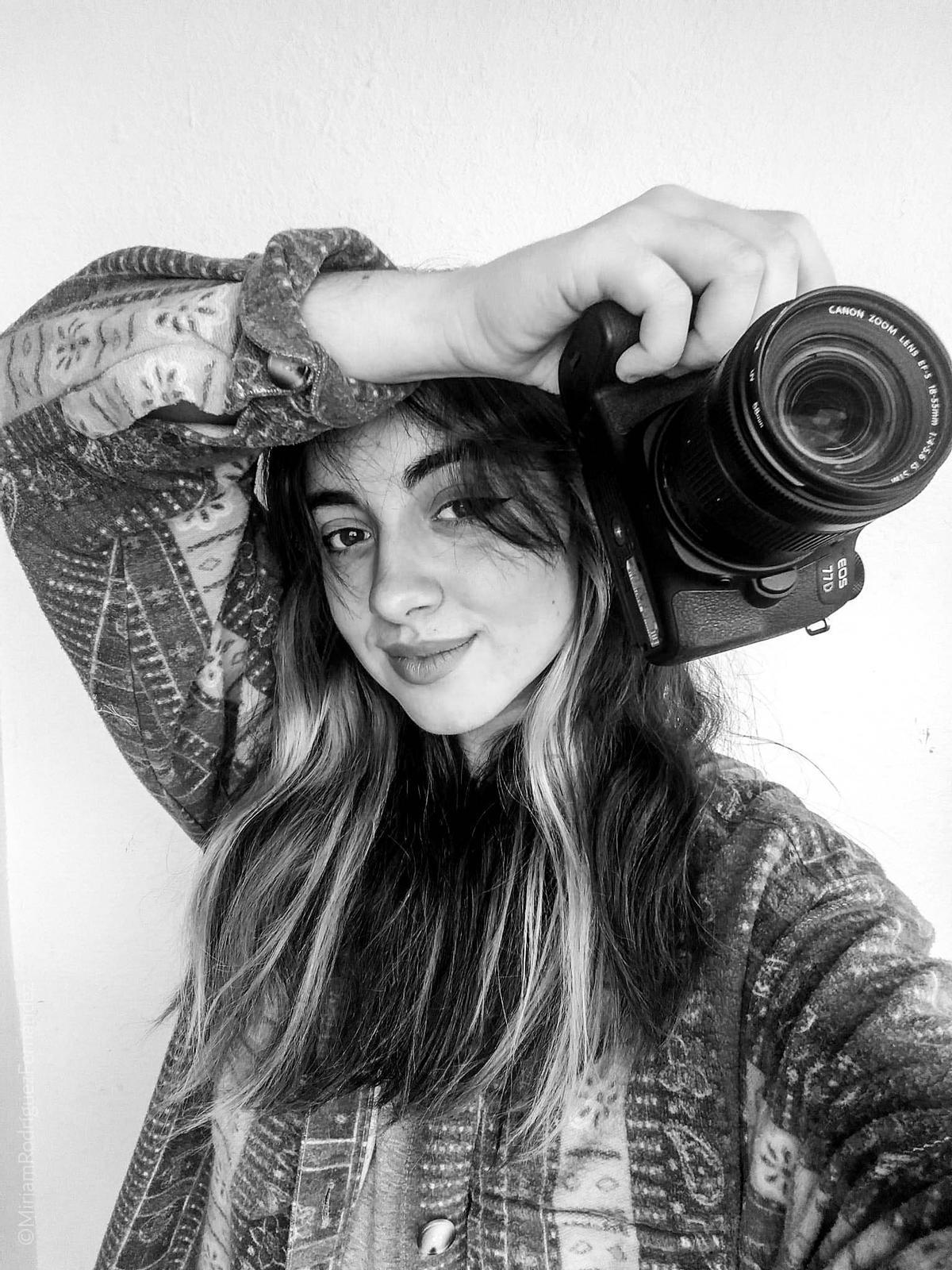 Miriam Rodríguez, la autora del trabajo fotográfico