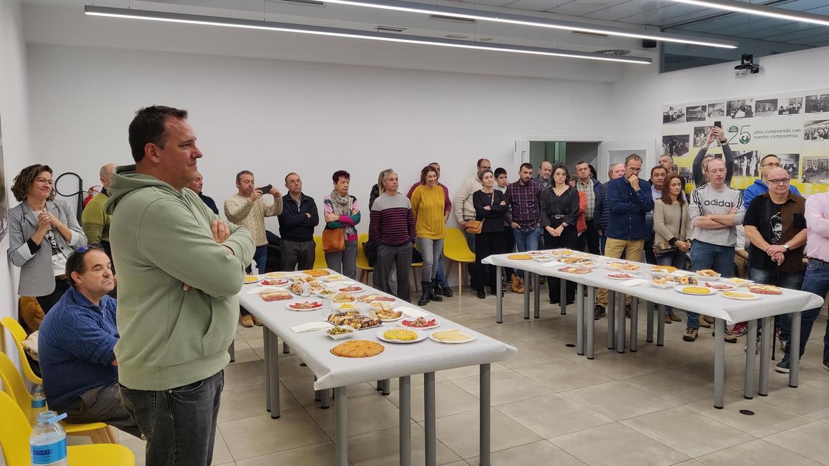 Un momento del homenaje celebrado este domingo.