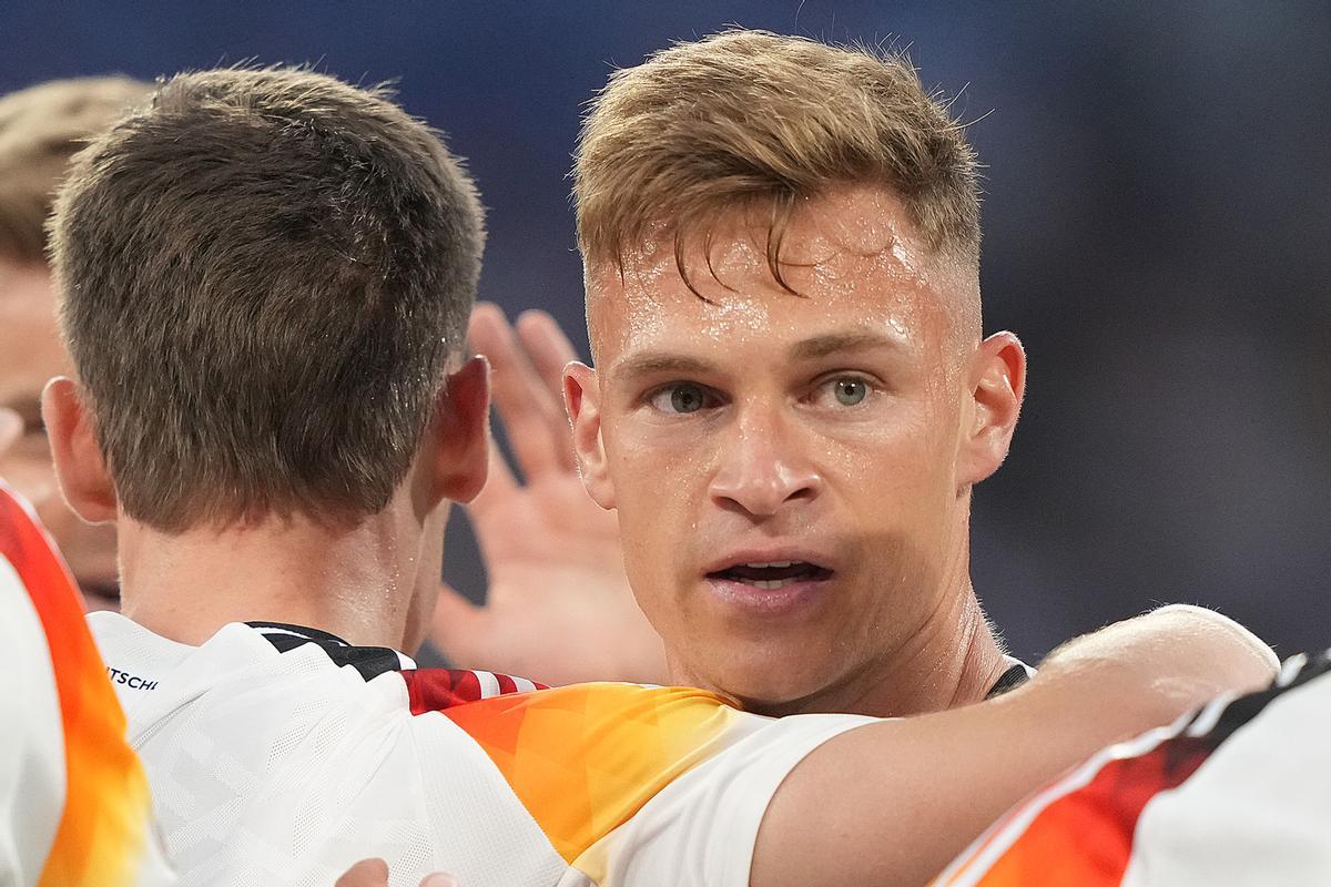 Joshua Kimmich, durante un partido con Alemania