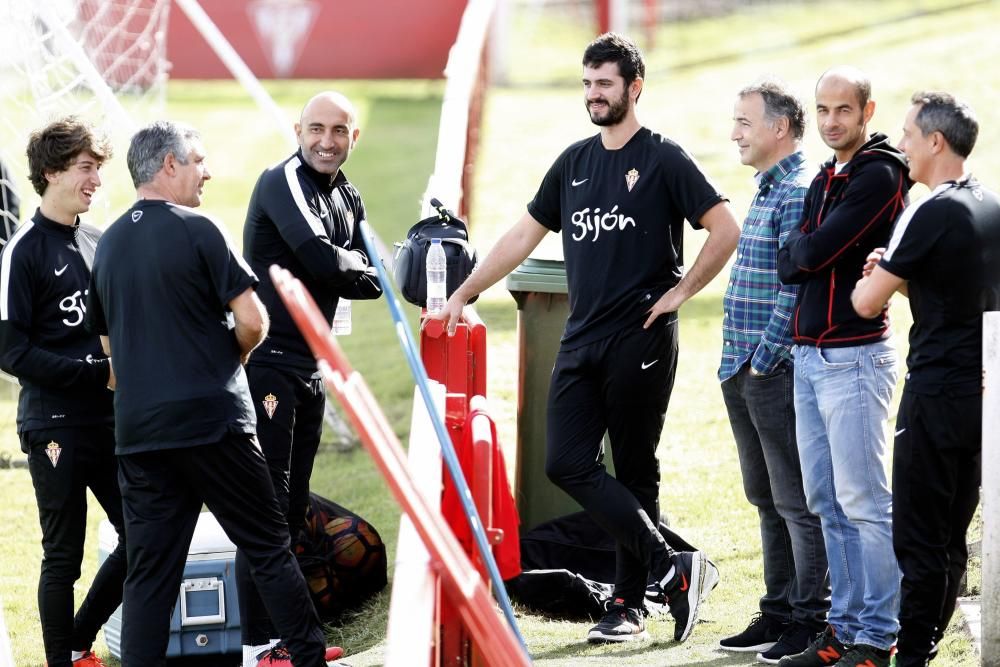 Entrenamiento del Sporting