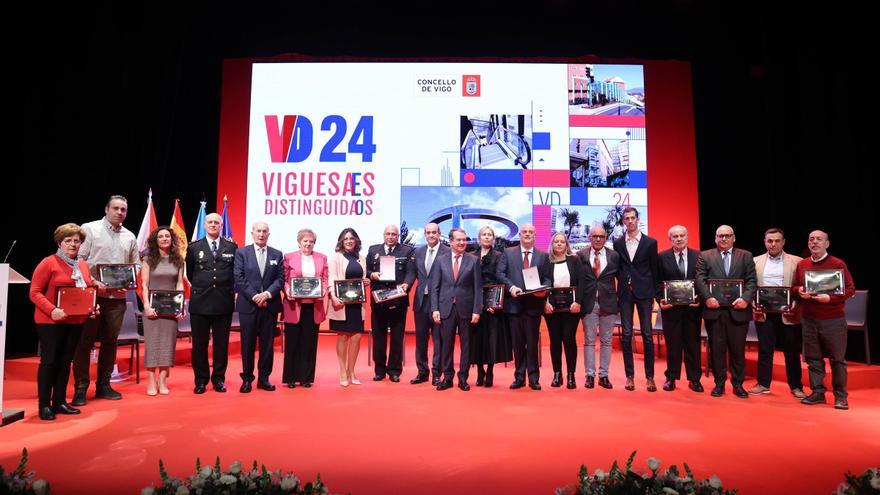 La gala de Vigueses Distinguidos y Medallas de Oro de la ciudad, en imágenes