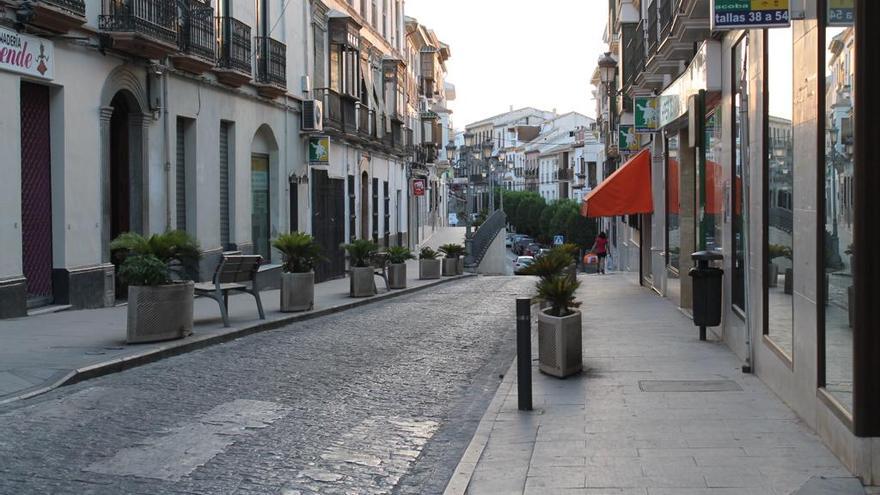 Imagen de la calle Amador de los Ríos de Baena.