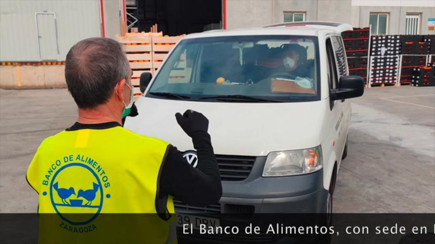 El Ayuntamiento de Zaragoza cuadruplica su aportación al Banco de Alimentos