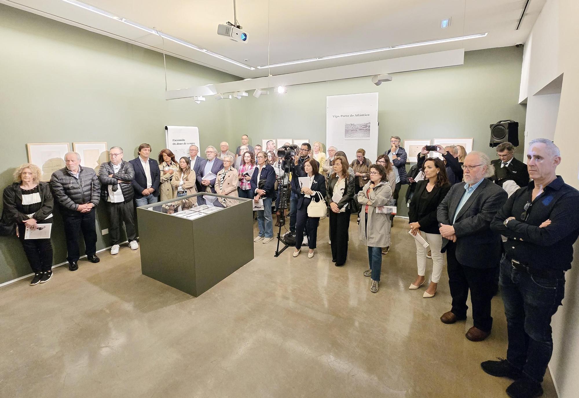 Exposición «Impresións de Castelao en Vigo» na Pinacoteca