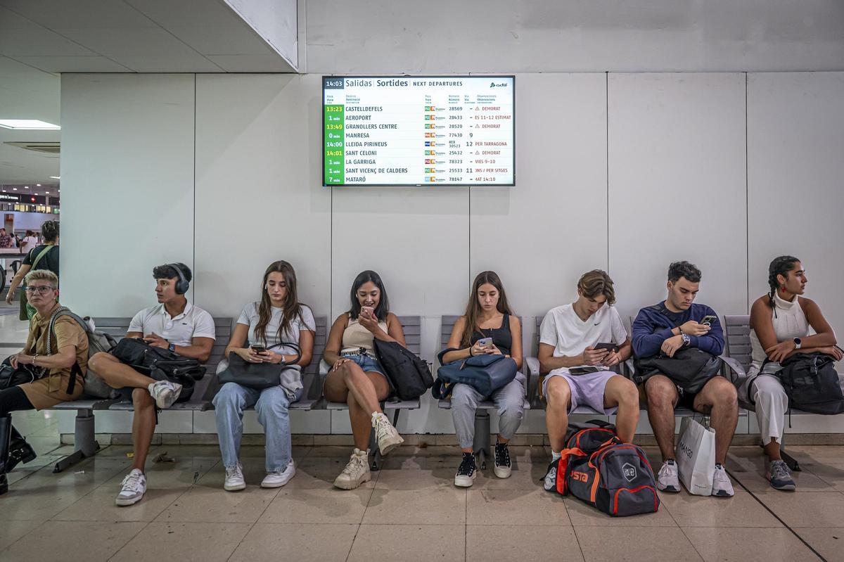 Las demoras en Rodalies este martes en Barcelona