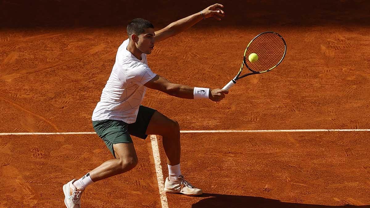 Alcaraz, durante el torneo de Madrid