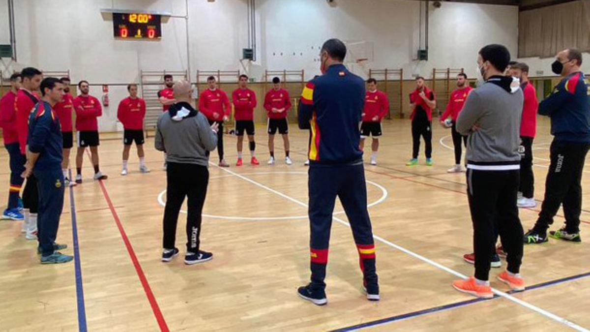 Los Hispanos se han entrenado cuatro días en Madrid