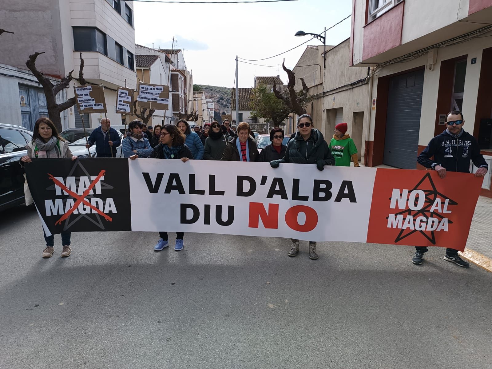 Masiva oposición en Coves de Vinromà a la MAGDA