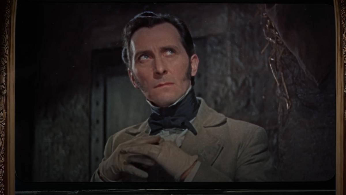 Peter Cushing en 'La maldición de Frankenstein'