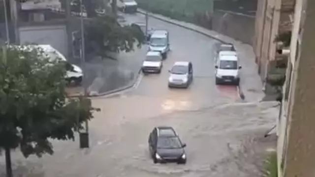 VÍDEO: L'entorn del Mercadona de Solsona, inundat