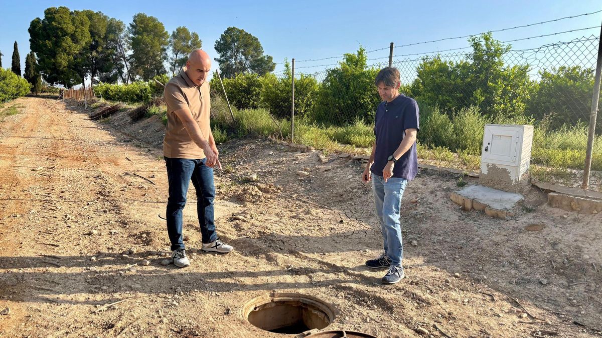 El concejal de Sostenibilidad y el concejal de La Matanza visitan la zona de la actuación.