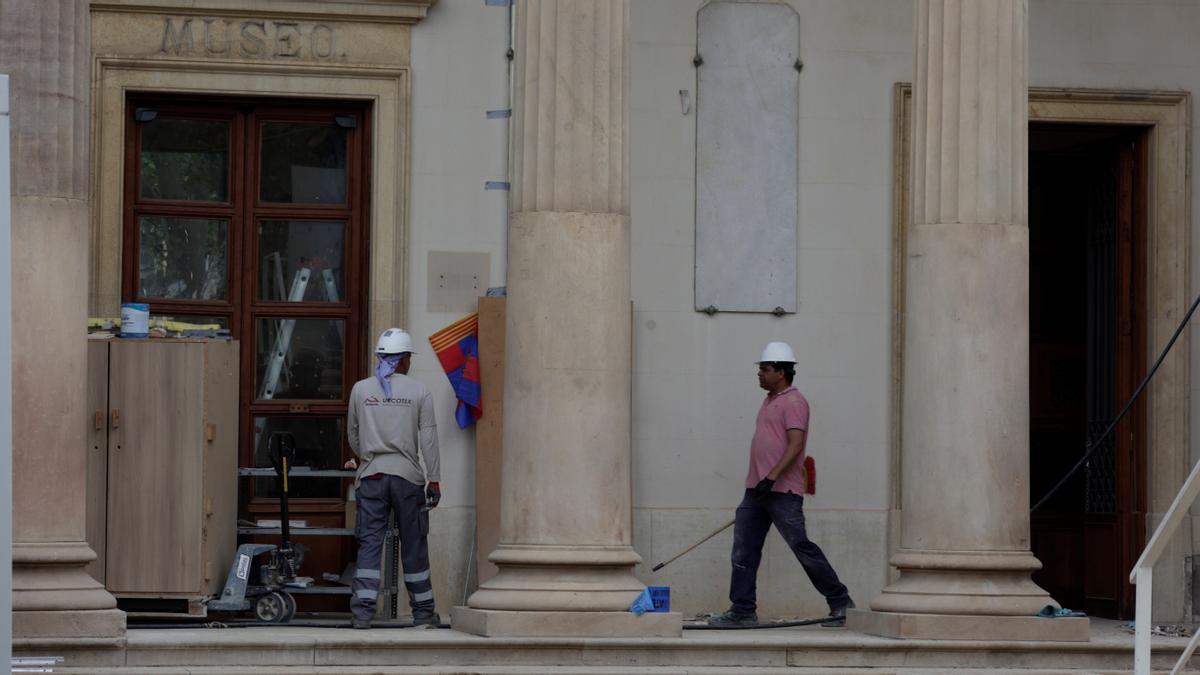 El retraso en la llegada de materiales ha alargado la rehabilitación del museo Martorell