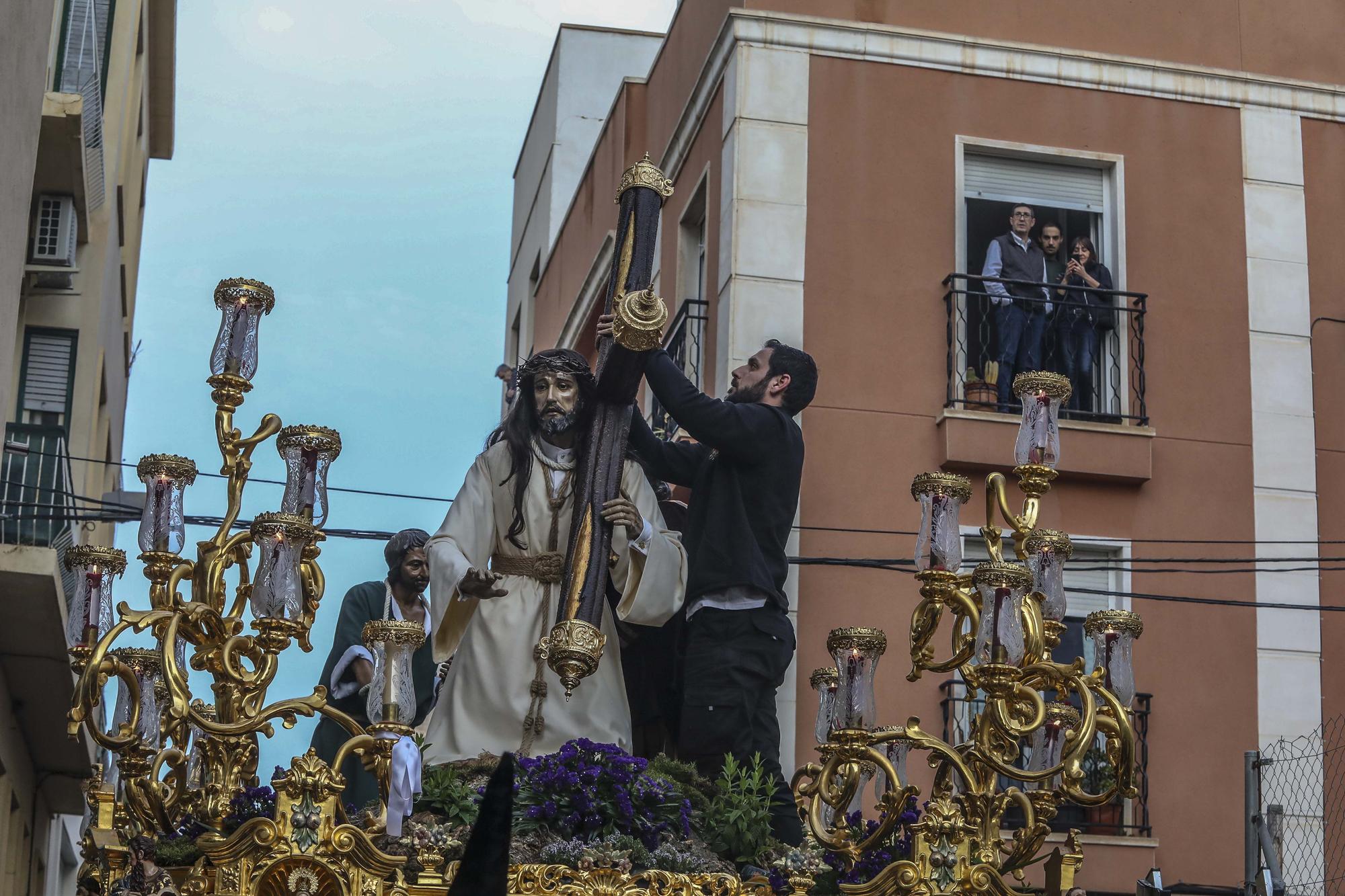 Procesiones Martes Santo Elche: La Sagrada Lanzada,Nuestro Padre Jesus de la Caida,La Santa Mujer Veronica,Santisimo Cristo del Perdon.