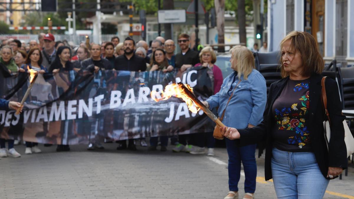 Marcha silenciosa en Aldaia en memoria de las víctimas de la dana.