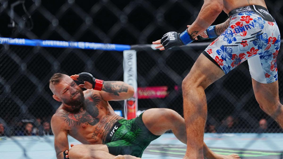Conor McGregor, lesionado ante Max Holloway