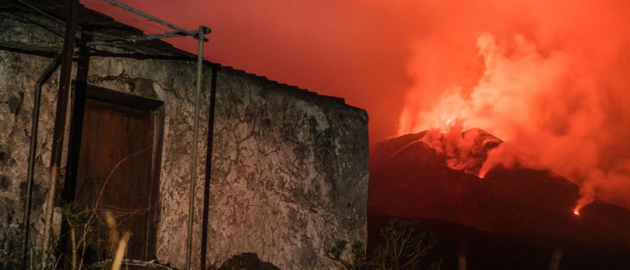 Un vistazo a la zona de la erupción del volcán de La Palma