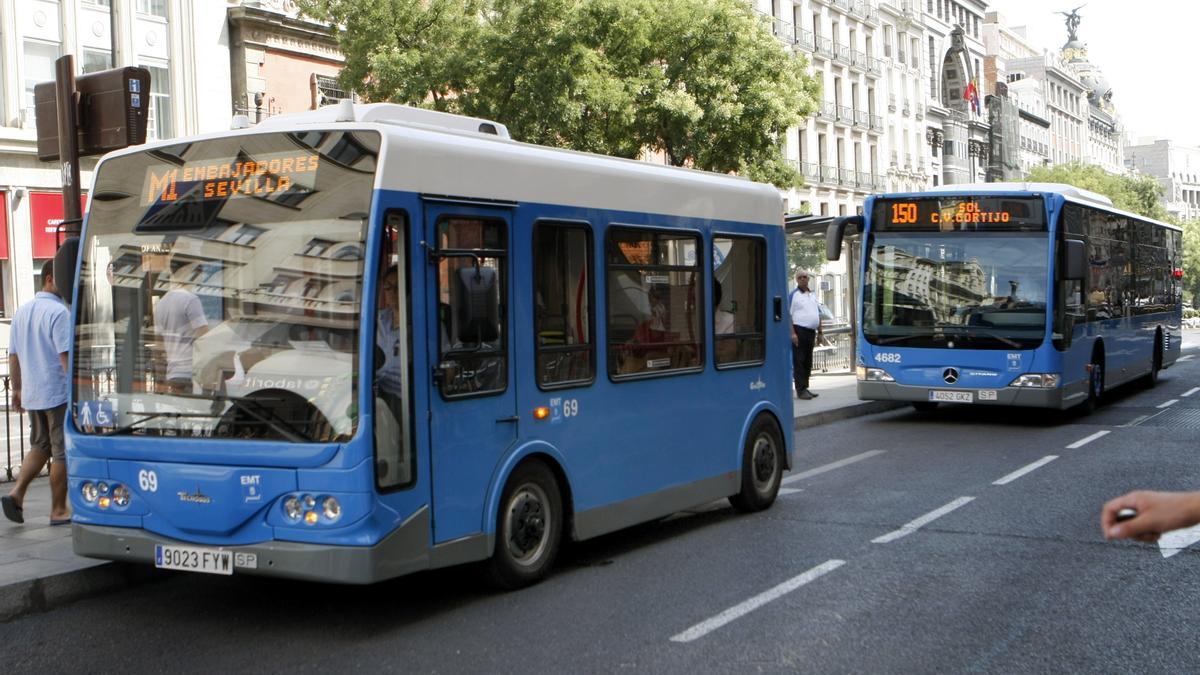 Autobuses en Madrid
