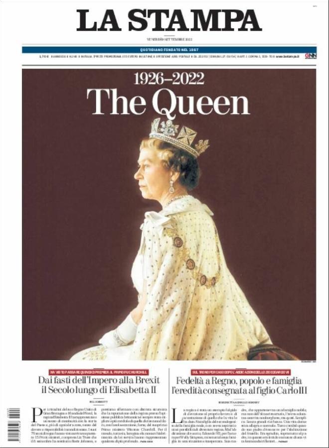 Así amanece la prensa tras el fallecimiento de Isabel II