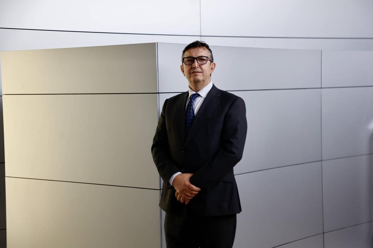 Vicente Lafuente, presidente de Femeval, en las instalaciones de Levante-EMV.