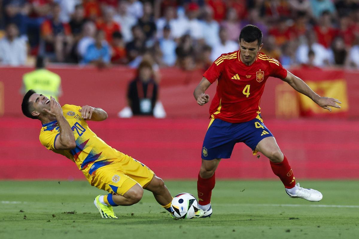 España - Andorra, el amistoso preparatorio para la Eurocopa de Alemania 2024, en imágenes.