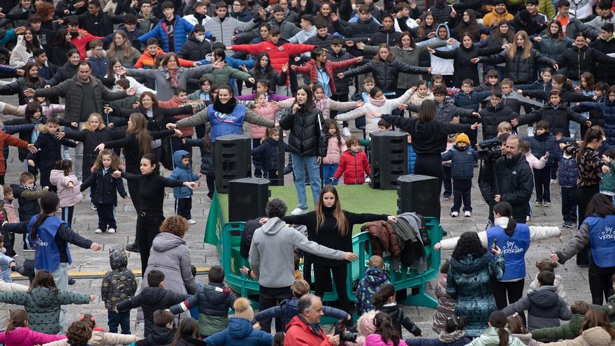 Los escolares de Zamora celebran el Día de la Paz unidos con un mismo mensaje