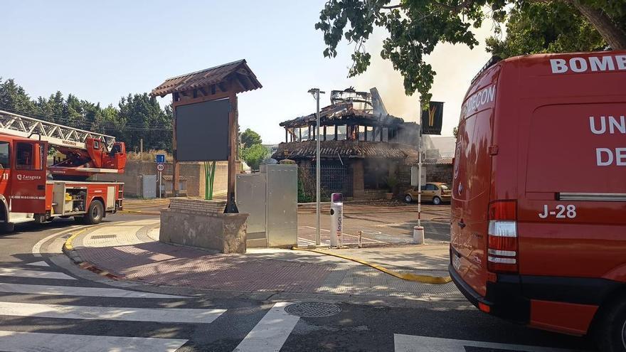 Así ha quedado el restaurante La Junquera tras el incendio