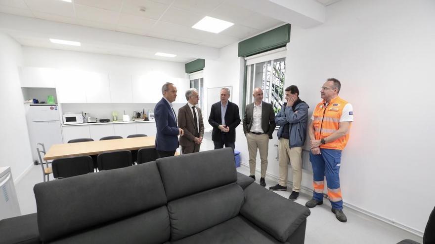 La base del 061 de Pontevedra estrena su nueva cara tras una reforma integral