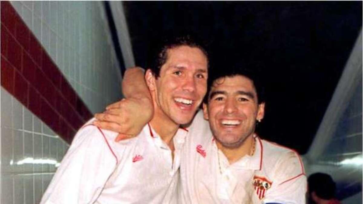 Maradona y Simeone