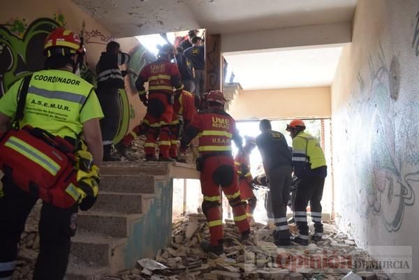 Simulacro de la UME en Alcantarilla