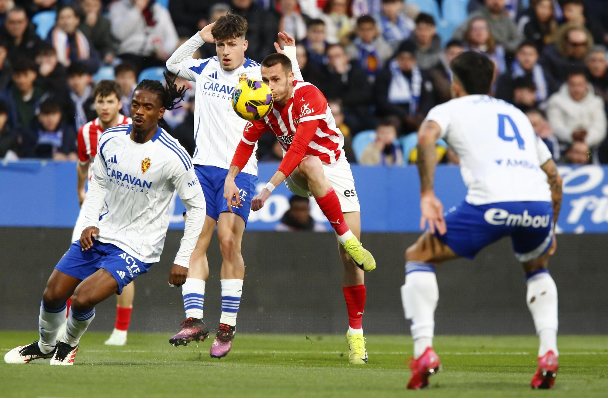 Así fue el partido entre el Sporting y el Zaragoza