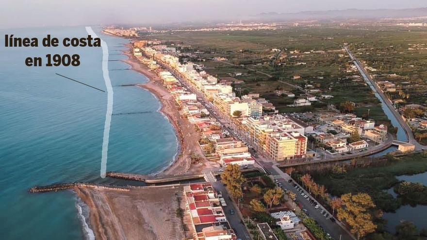 Desde la construcción del puerto de Burriana, Nules ha ido perdiendo paulatinamente su playa.