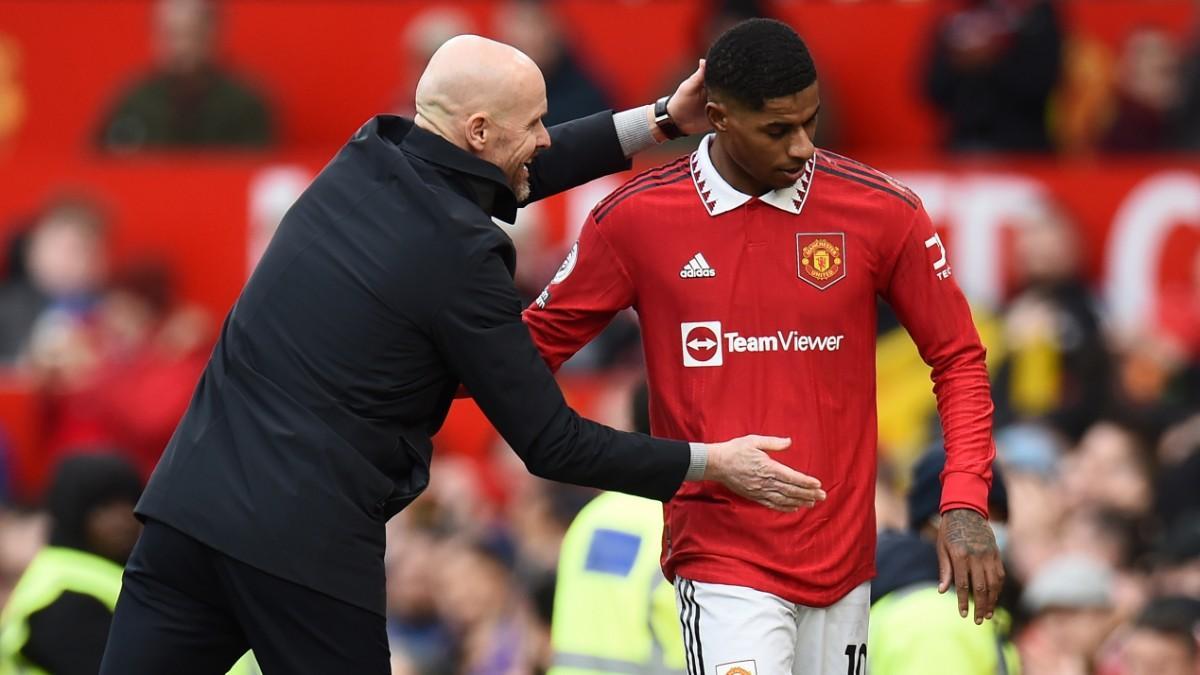 Erik ten Hag y Marcus Rashford claves en el United