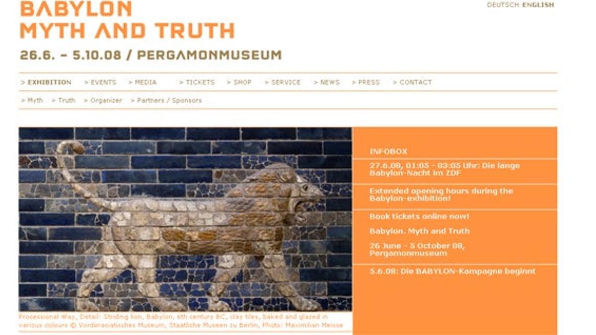 El museo de Pérgamo de Berlín acoge &quot;Babilonia: mito y verdad&quot;