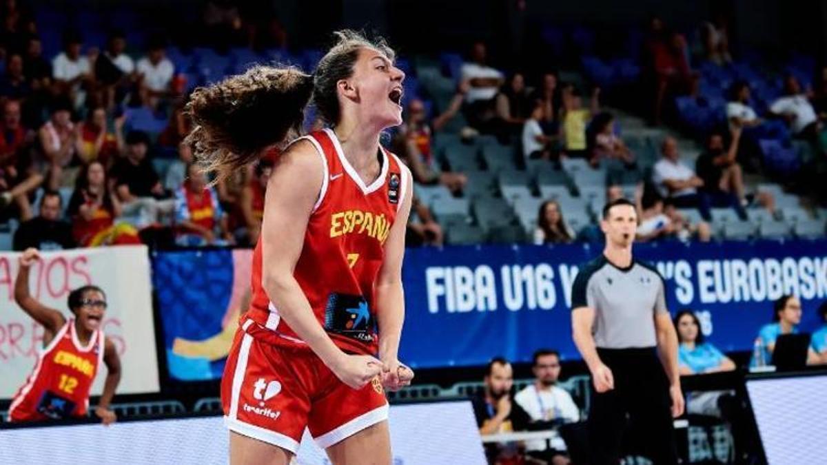 España arrolla a Serbia en el Eurobasket U16 con otra exhibición taronja