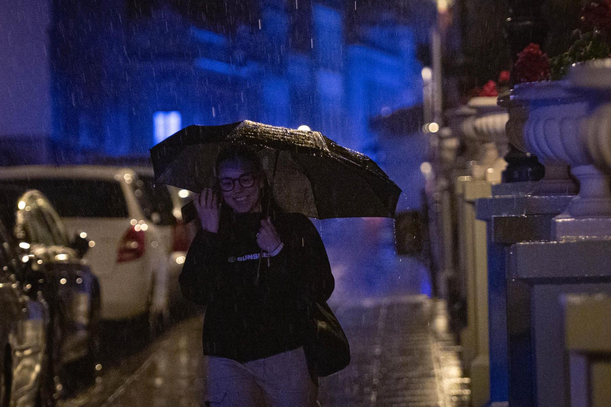 Lluvias en Tenerife