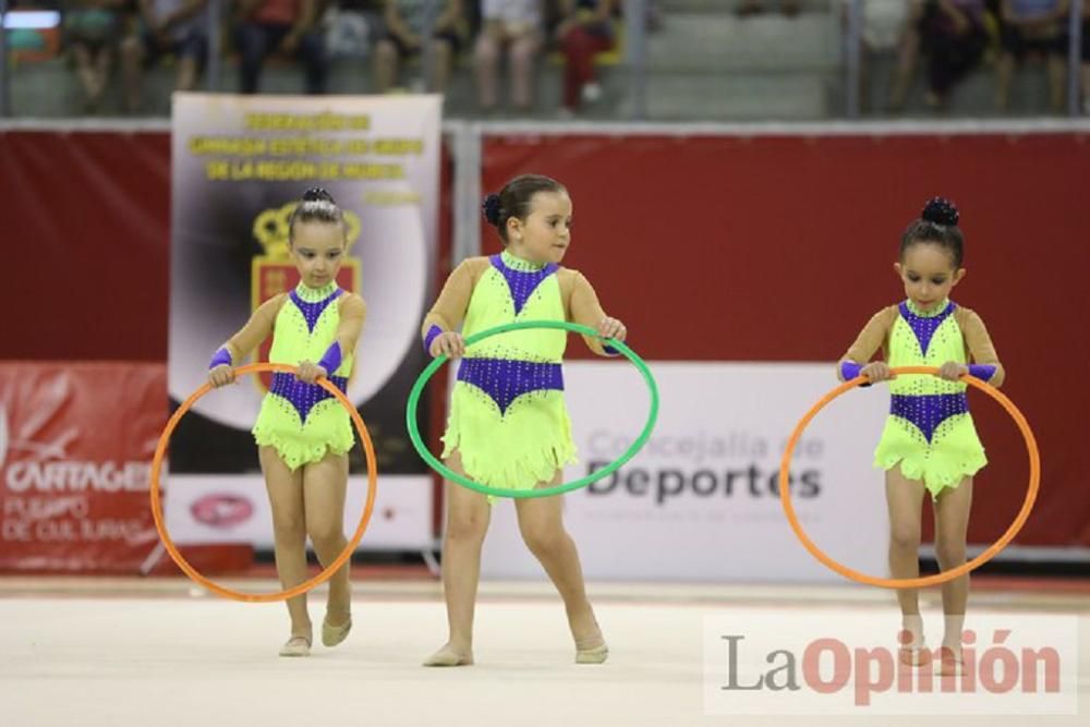 Clausura de las escuelas de Cartagena de gimnasia rítmica y estética de grupo