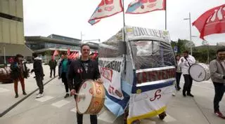 Trabajadores de buses vuelven a la calle en la antesala de dos jornadas de huelga