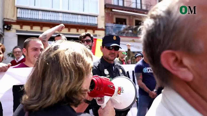 Un grupo de ultraderecha 'revienta' el 1 de mayo de Málaga