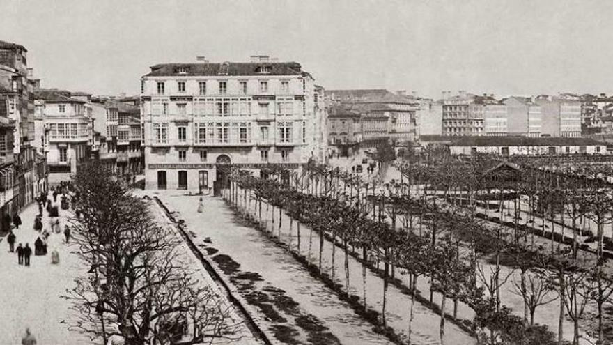 Imagen del Cantón Grande capturada por Valentín Mendía y que pertenece a la exposición &#039;Abrindo horizontes&#039;, en el Kiosco Alfonso.