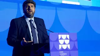 López Miras: "Sin el agua del Trasvase Tajo-Segura una parte esencial del Mediterráneo se quedará sin futuro"