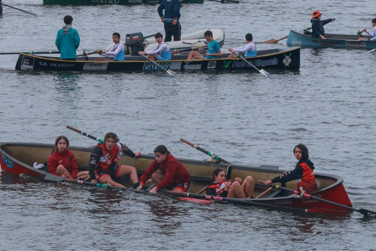 Las imágenes de las regatas de la I Bandera Conservas Orbe en Vilaxoán
