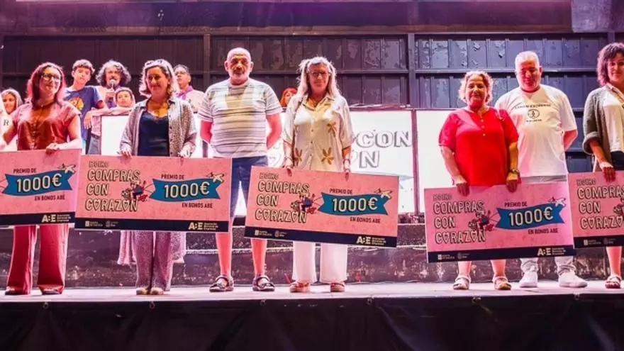 Gañadoras dos cinco vales da campaña de ABE.