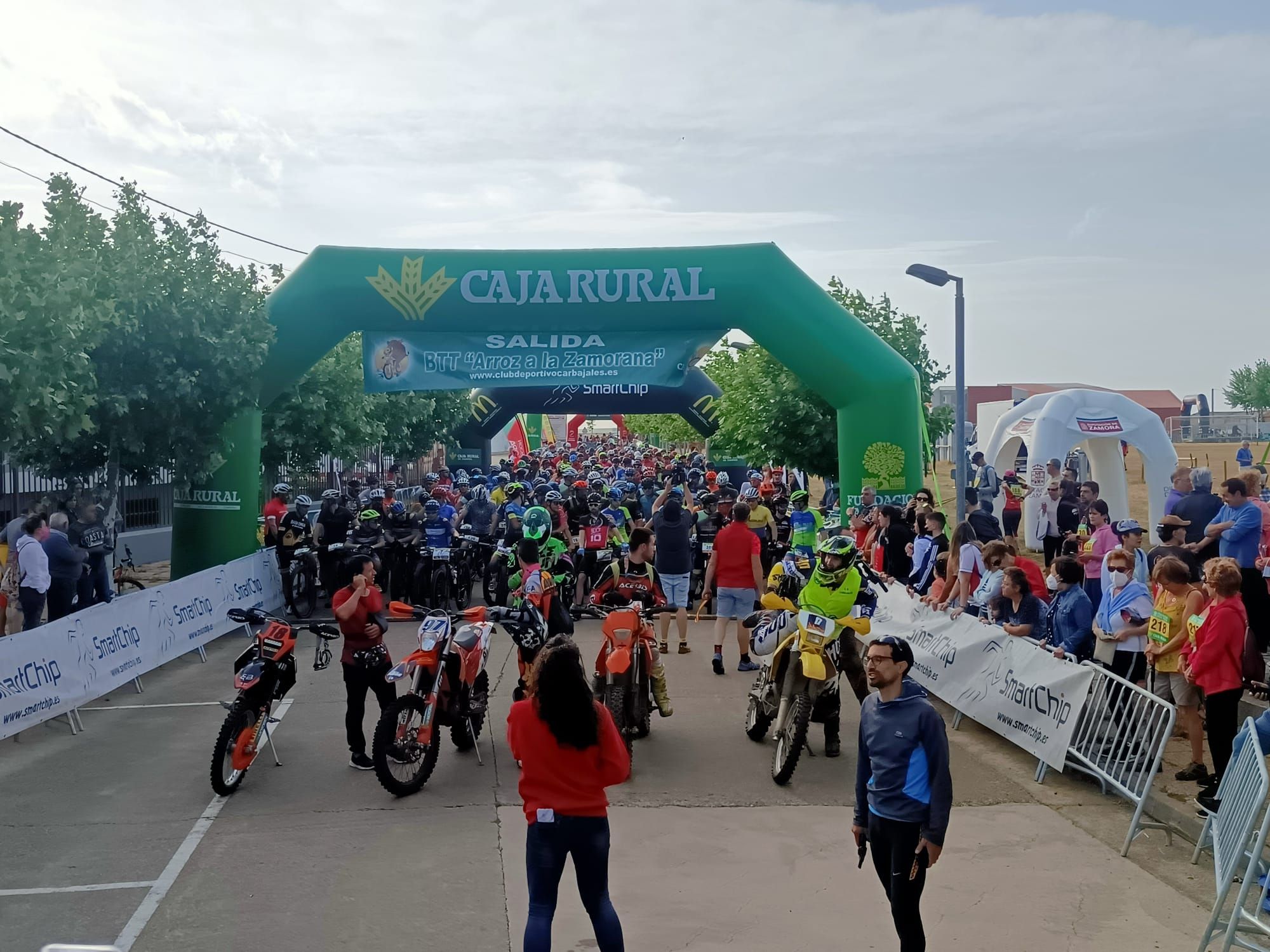 GALERÍA | La Ruta BTT Arroz a la Zamorana, la fiesta de la bici en Carbajales de Alba