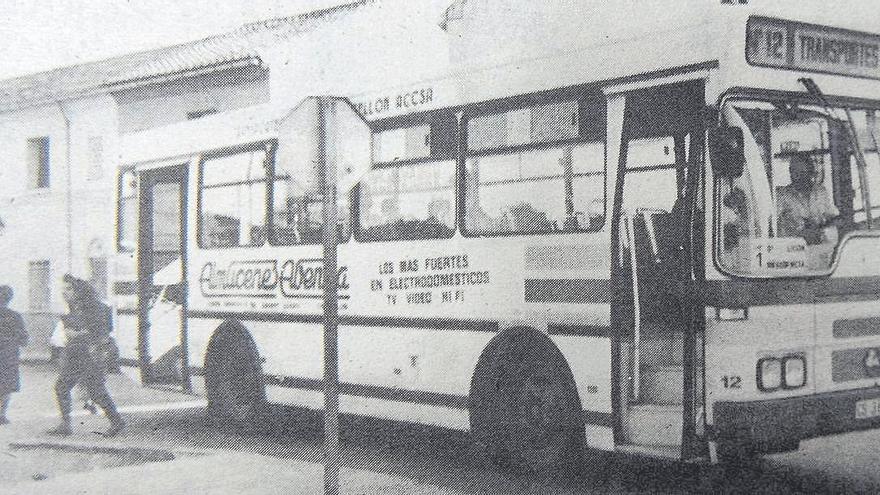 Un autobús de los años 80.