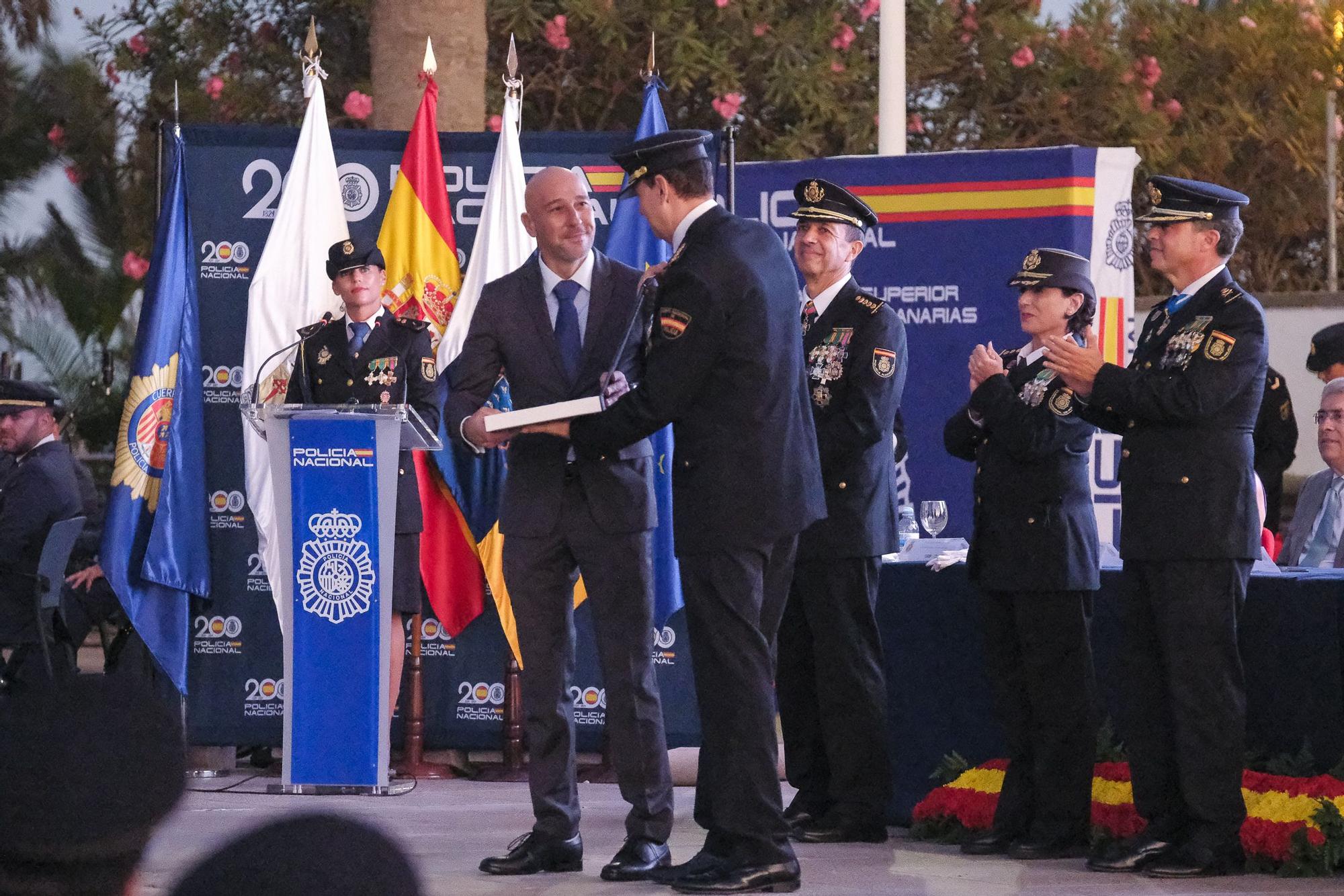 27-09-2024 SAN BARTOLOMÉ DE MASPALOMAS. Acto por el Día de la Policía Nacional, junto al Faro de Maspalomas  | 27/09/2024 | Fotógrafo: Andrés Cruz