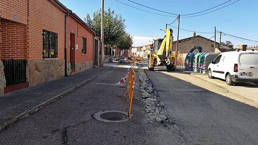 Una de las calles intervenidas. | P. F.